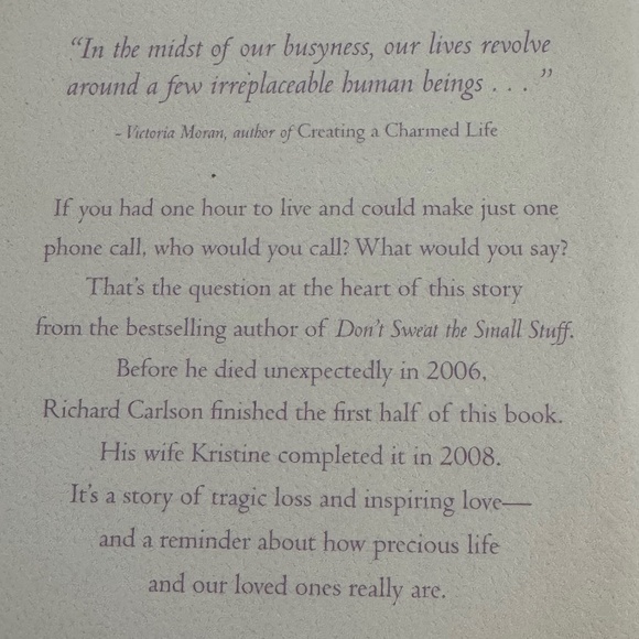 NWT" If You Had an Hour to Live" Book - Picture 3 of 3